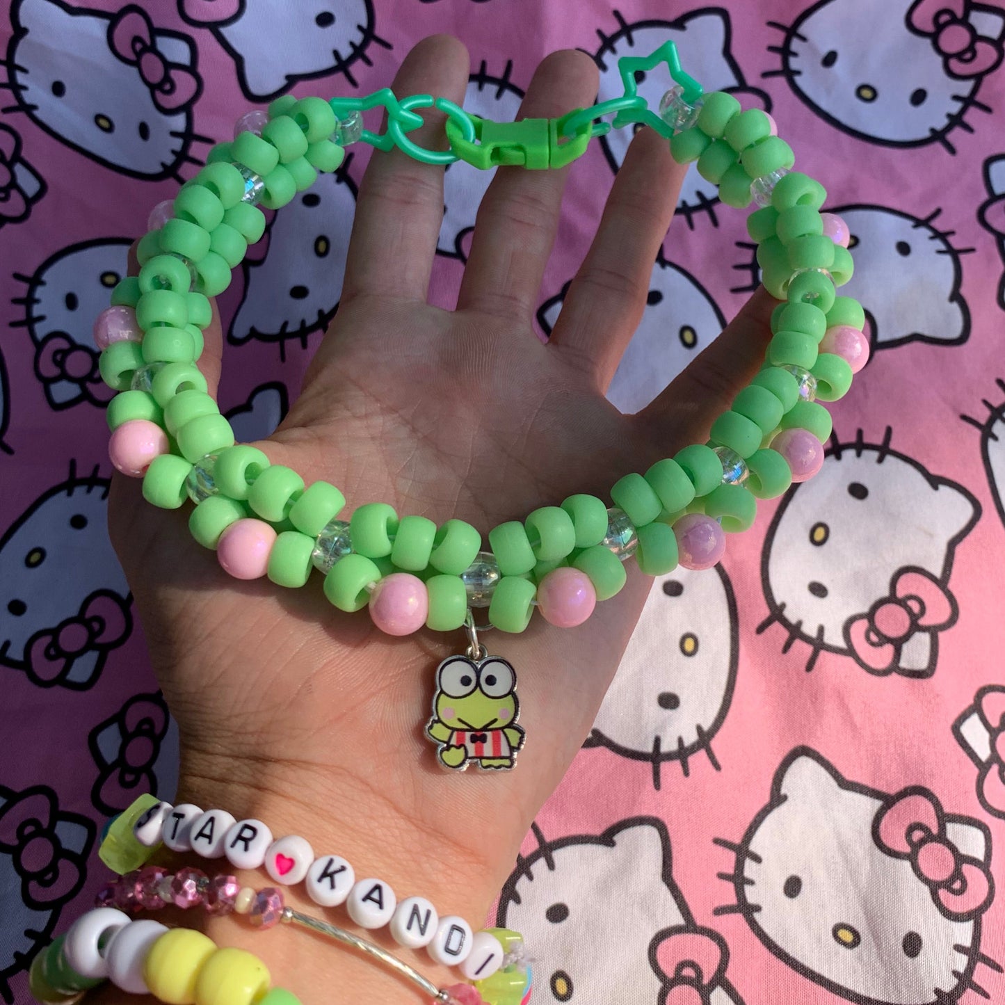 Keroppi Kandi Adjustable Choker