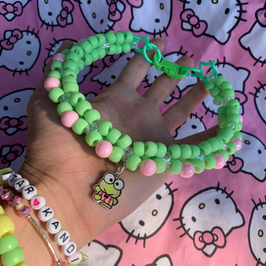 Keroppi Kandi Adjustable Choker