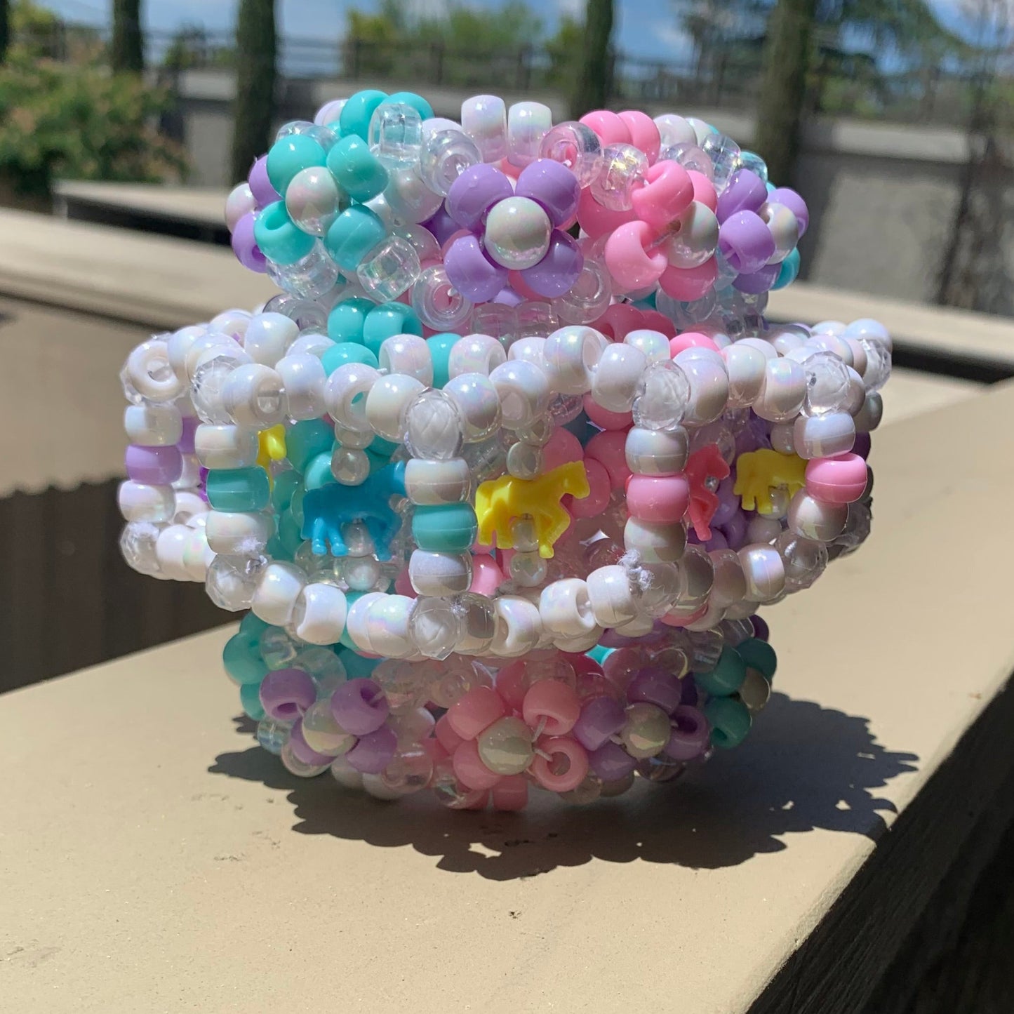 Carousel Rotating Kandi Cuff