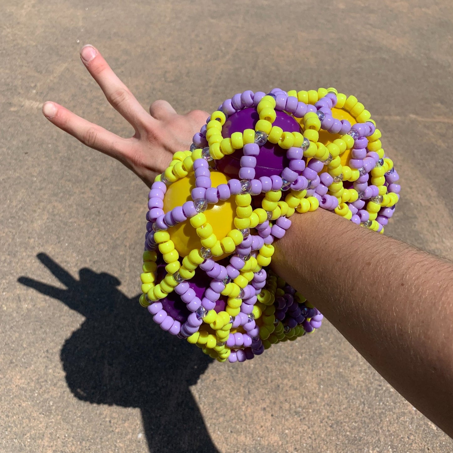 Cage Ball Pit Kandi Cuff